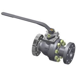 BALL VALVE 600# PR 316 CS B&S RF DELRIN SEAT PTFE SEAL 1 1/2"