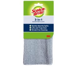 CLOTH KITCHEN MICROFIBER 3IN1 051141928050 S BRITE