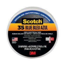 TAPE ELEC BLUE 3/4