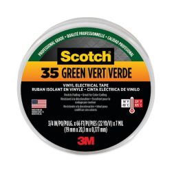 TAPE ELEC GREEN 3/4