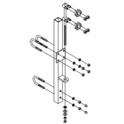 BRACKET BOTTOM FLEX GALV