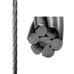 CABLE S/S 3/8 25'LAD SAF