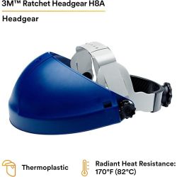 HEADGEAR RATCHET BLUE H8A