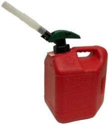 CAN GAS PLASTIC RED 2GAL