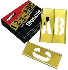 STENCIL SET BRASS 45PC 2" CH-10071
