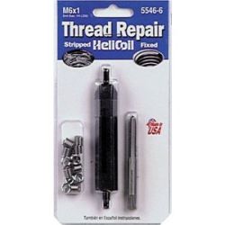 KIT THREADED REPAIR M6X1
