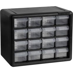 CABIN PLAST 16PC DRAW BLK