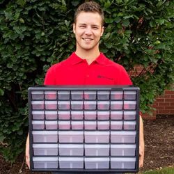 CABIN PLAST 44PC DRAW BLK