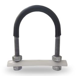 U BOLT 8" HDG PROTEK W/ROD C/W 4 NUTS