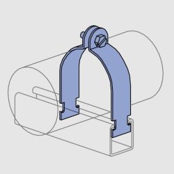 CLAMP PIPE CONDUIT 3/4