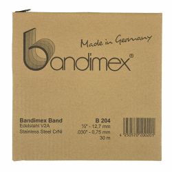 1/2" BANDIMEX STAINLESS STEEL BAND 30M