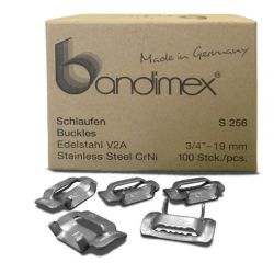 3/4" BANDIMEX STAINLESS STEEL BUCKLES 100PCS