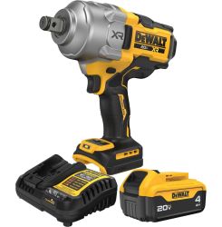 WRENCH IMPACT 1/2"1750FTLBS + 4AH BATTERY DCB204YY 20V MAX XR VAR SPEED COMBO