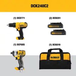 DRILL DRIVER KIT 20V 1/2