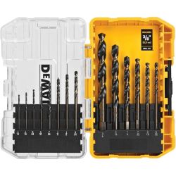 BIT DRILL SET 14PC BLACK OXIDE