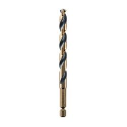 BIT DRILL IMP HSS 21/64" 1/4 HEX SHANK BLK & GOLD