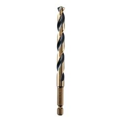 BIT DRILL IMP HSS 11/32" 1/4 HEX SHANK BLK & GOLD