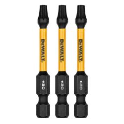 BIT IMP T20 1/4X2-1/4 3PK FLEX TORQ