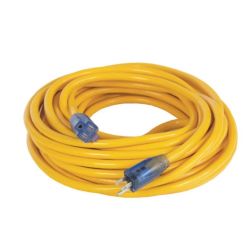 CORD EXT 50' 12/3 YELLOW DXEC17443050