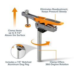 CLAMP DOG HORIZONTAL AUTO