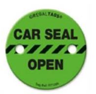 CAR SEAL OPEN POLYPROPYLENE TAG