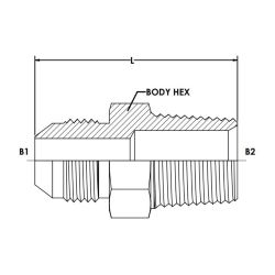 ADAPTOR MJ-MP 5/8 X 1/2