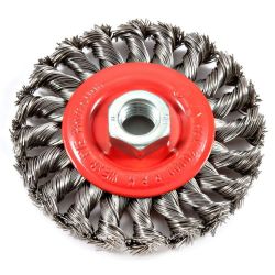BRUSH WHEEL 4X5/8"KNOT