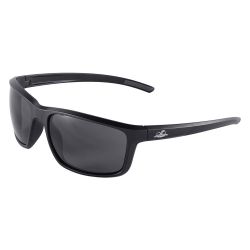 GLASSES ANTI-FOG SMOKE MATTE BLACK FRAME POMPANO