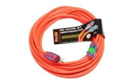 CORD EXT 50' 14/3 ORG SJTW PRO GLO