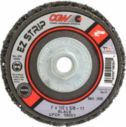 DISC EZ STRIP BLK 7"X5/8"