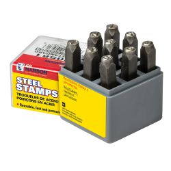 STAMP NUMBER SET 1/4'