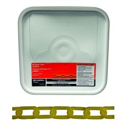 CHAIN PLASTIC #8 YELLOW .29