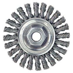 WIRE WHEEL SS KNOTTED 5"