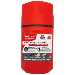 BIT DRILL SET 29PC MET