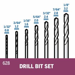 BIT DRILL SET HS AST 7PC 