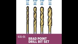 BIT DRILL SET 4 PC USA 