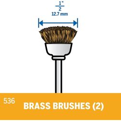 BRUSH CUP BRIST #536 2PK