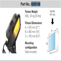 NET DROPSAFE 25KG SWL TRISAFE FLOOD