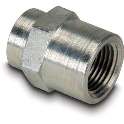 FZ1615, HIGH PRESSURE FITTING, REDUCING CONNECTOR, 10,000 PSI MAXIMUM OPERATING PRESSURE, CONNECTION FROM 3/8" NPTF FEMALE TO 1/4" NPTF FEMALE