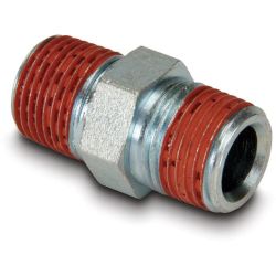 FZ1617, HIGH PRESSURE FITTING, HEX NIPPLE, 10,000 PSI MAXIMUM OPERATING PRESSURE, CONNECTION FROM 3/8" NPTF MALE TO 3/8" NPTF MALE