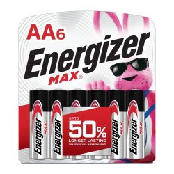 BATTERY ENG MAX AA-6 6PK 1.5V ALKALINE E91BPF-6