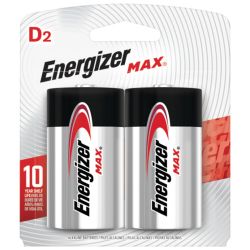 BATTERY ENR MAX D 2PK E9
