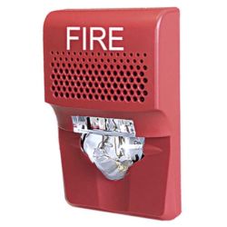 HORN STROBE WALL 15-75 CD HIGH-LOW DB RED FIRE MARK