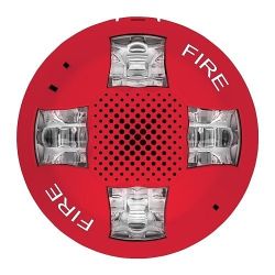 SPEAKER/STROBE CEIL RED 15-115CD
