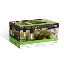 LIGHT STRING LED 20FT