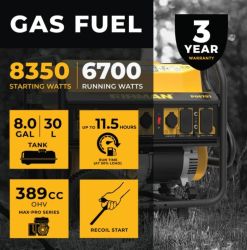 GENER PORT 30A 8350/6700W