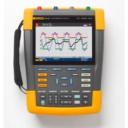 FlukeModel # 190-504-III-S ScopeMeter Test Tool, Portable Oscilloscope, Series III, 4 Channel 500MHZ Colour with FlukeView-2 Software