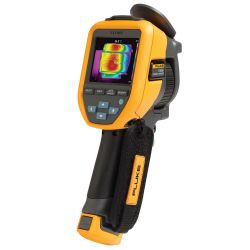 Fluke Model # FLK-TIS55+ 9HZ Thermal Imager Infrared Camera, 256 x 192 (49,152 pixels), -20°C to 550°C, includes  lithium ion battery, USB Cable, 4 GB micro SD card, Rugged hard carrying case, soft transport bag & adjustable hand strap, DEL:8-10 Weeks