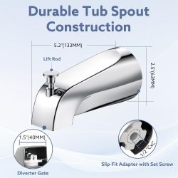 SPOUT REPL FAUCET 1/2