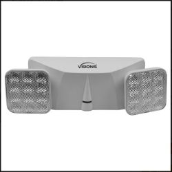LIGHT EMERG LED 2 HEAD SQR HEAD 90 MIN BATTERY